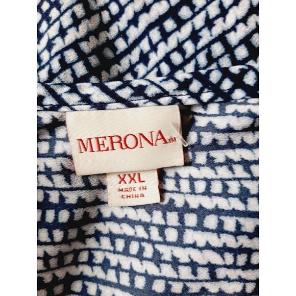 Merona blue XXL Sleeveless top - Picture 3 of 4